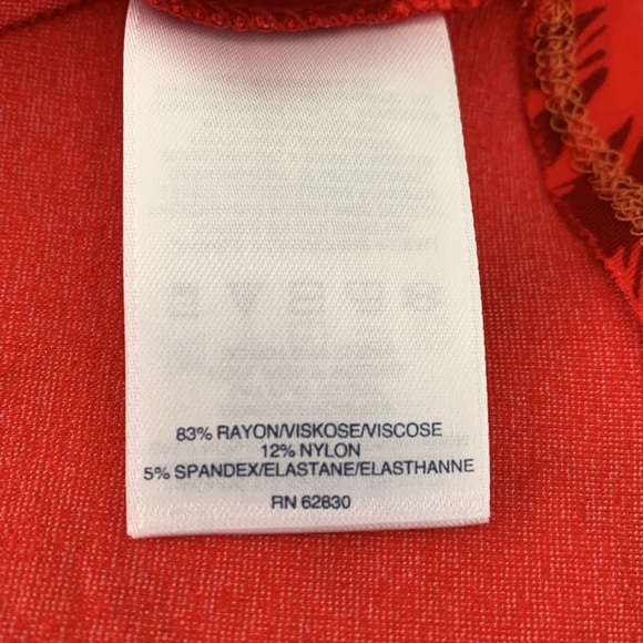 Lands’ End Tropical Print Ponte Fit and Flare Dress - Picture 9 of 11